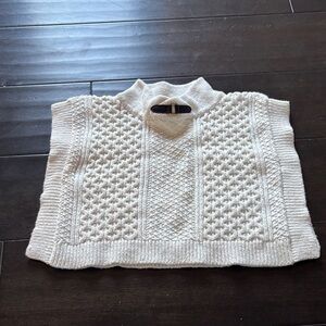 Janie and Jack Cream Knit Sweater Vest